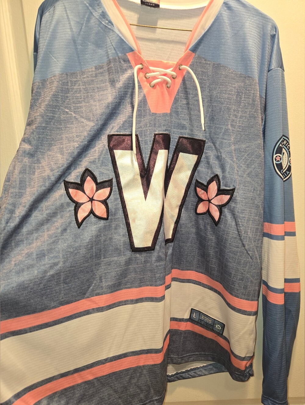 Washington Nationals SGA 2026 City Connect Hockey Jersey 4/18/2026 MLB New L